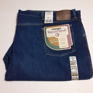 NWT Wrangler Rugged Wear Men's Relaxed Fit Jeans Size 54x30